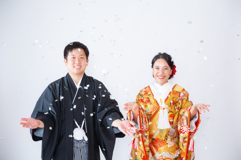 スタジオで叶うコンフェッティ！