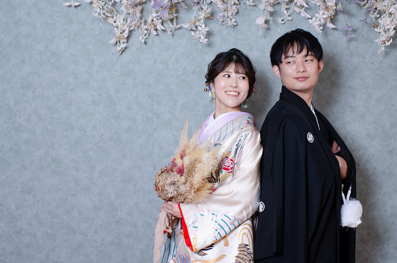 スタジオ背景：フラワーバック