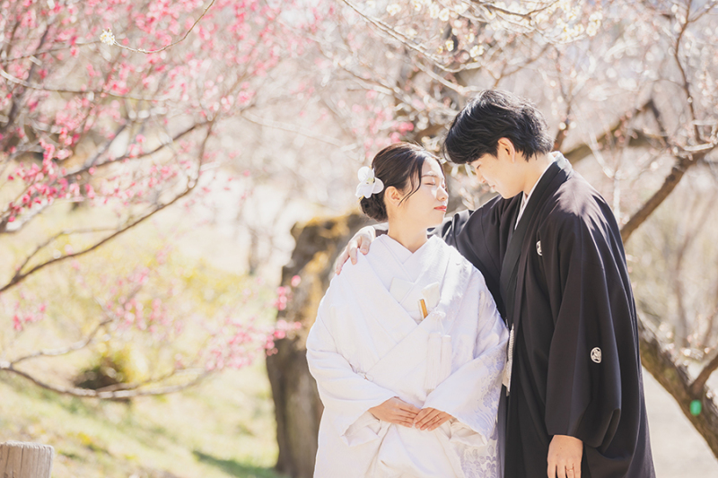 偕楽園梅林にて