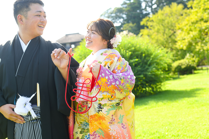 (8月)＊偕楽園/スタジオ＊和装・洋装ロケーション2着プラン＊快晴♪