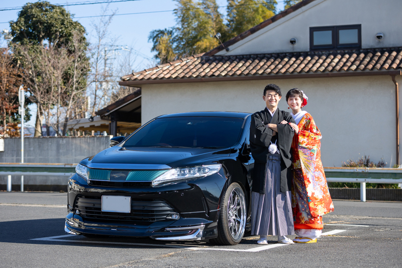 お車と一緒に♪