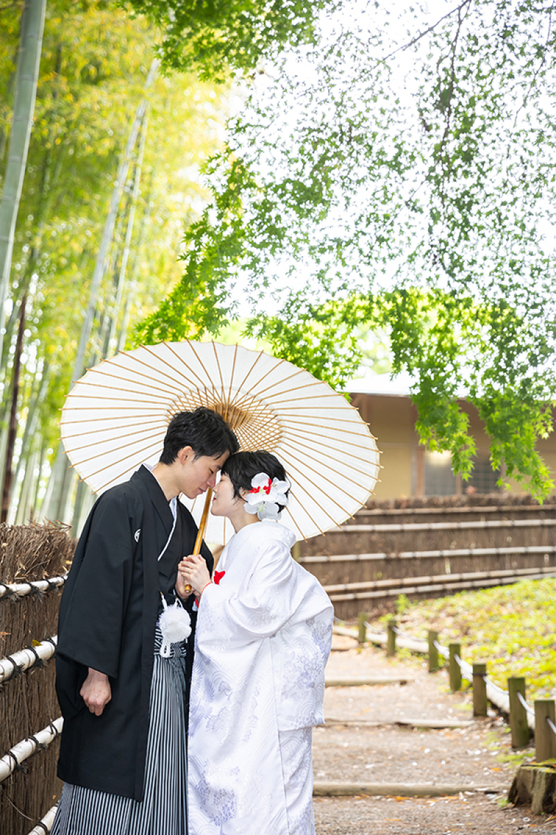 偕楽園竹林にて