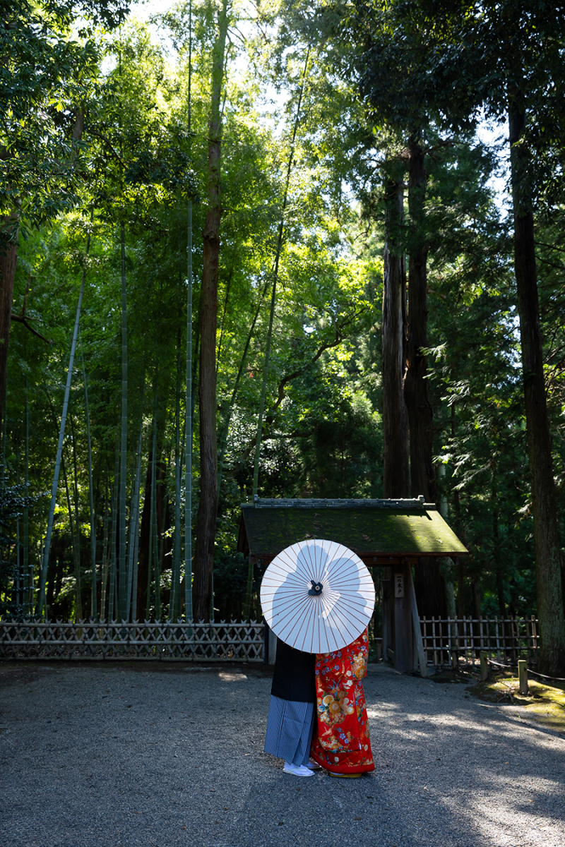 偕楽園表門にて
