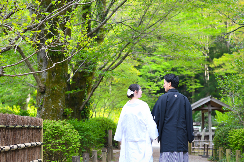 偕楽園にて