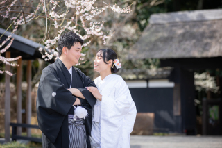 3月＊偕楽園＊和装ロケーション白無垢＊快晴♪