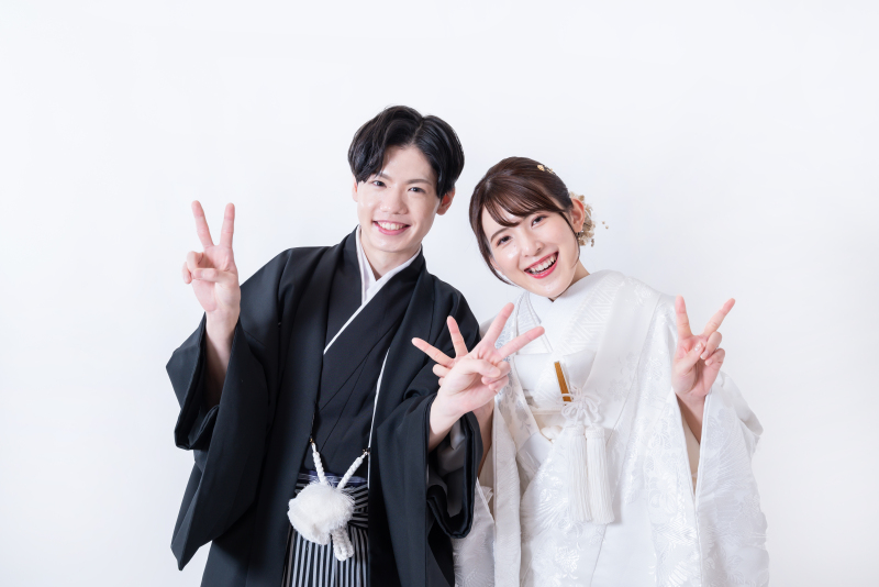 撮影の最後は『お疲れ様でしたー！』のピースで☆