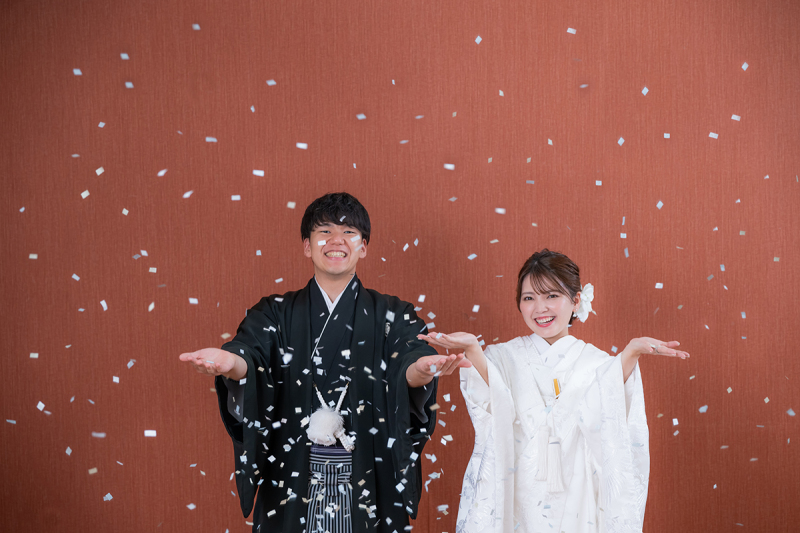 スタジオ背景：オレンジバック