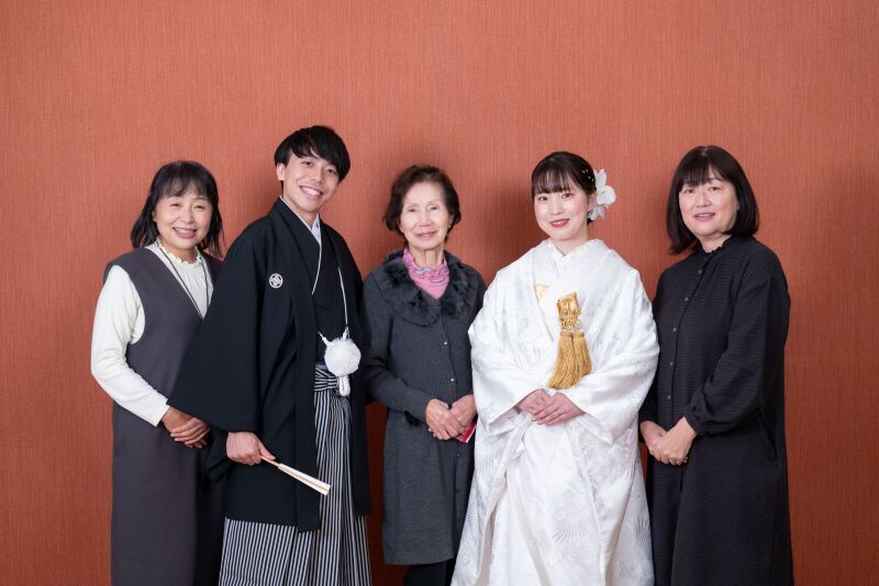 ご家族様のご同行・ご一緒のお撮影もOK!