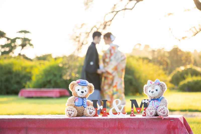 偕楽園見晴らし広場にて