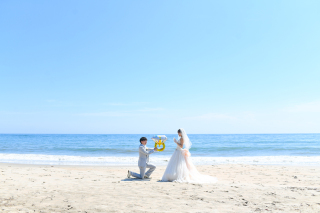 (9月)＊海＊洋装ロケーション/ウェディングドレス＊快晴♪