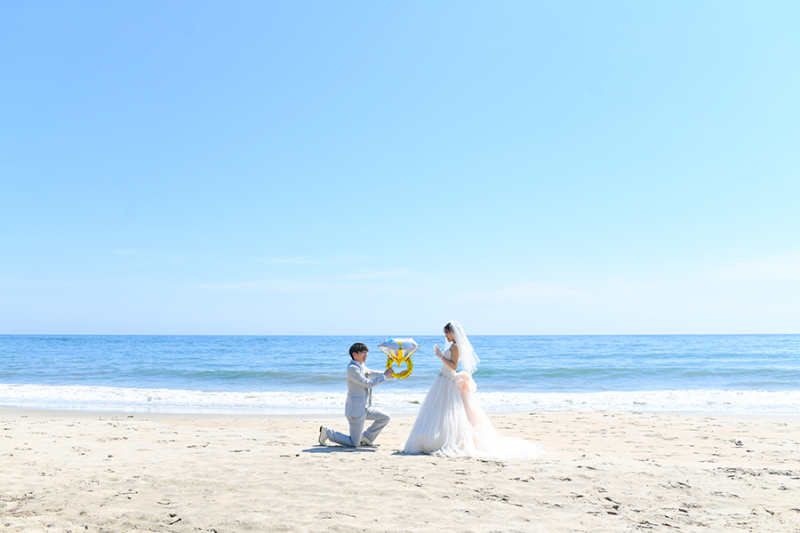 (9月)＊海＊洋装ロケーション/ウェディングドレス＊快晴♪