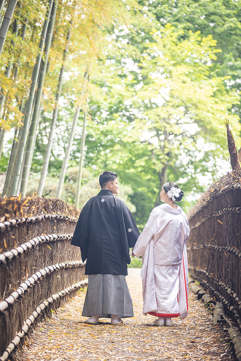 偕楽園竹林にて