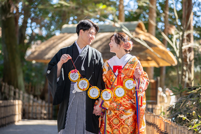 偕楽園好文亭中門にて