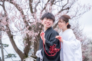 (2月)＊偕楽園＊梅香るロケーション撮影1着＊白無垢