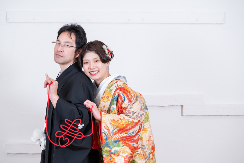 スタジオでは色打掛♪