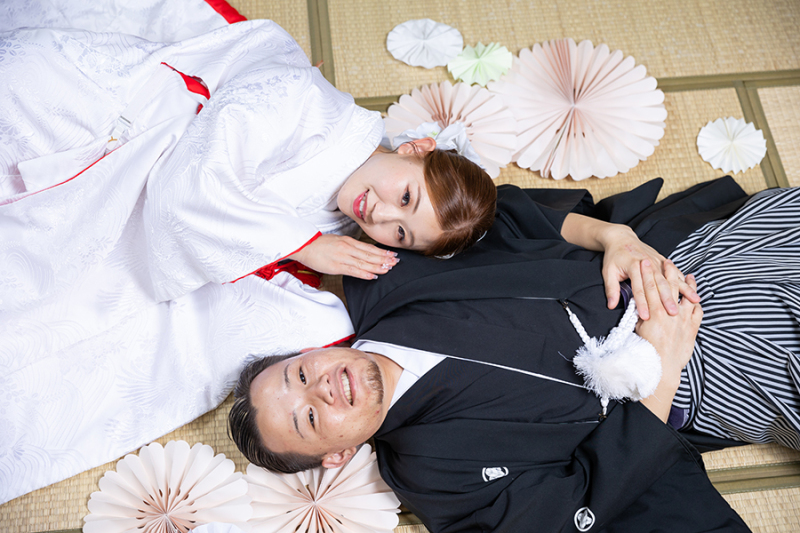 スタジオ背景：金屛風