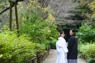 10月＊偕楽園＊-白無垢♪