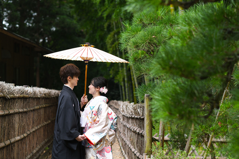 8月＊偕楽園＊快晴！-色打掛♪