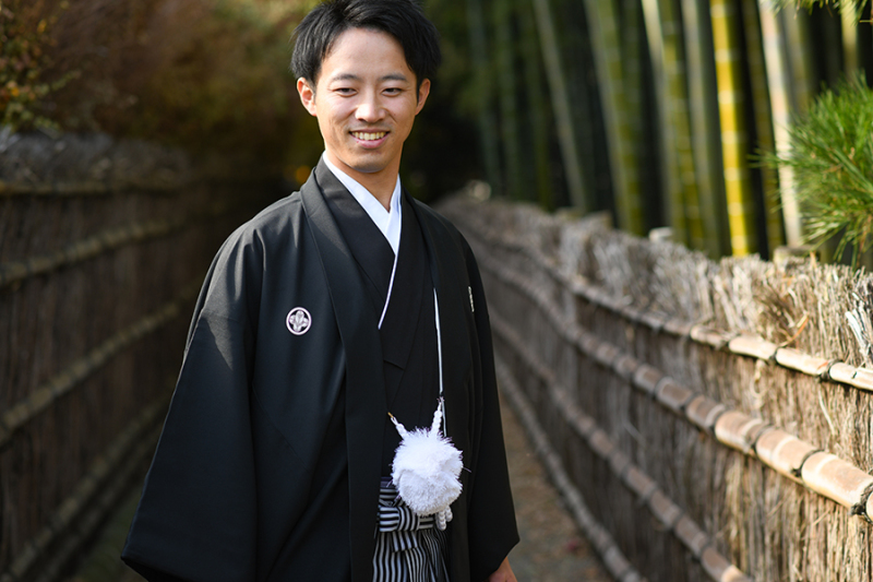 偕楽園竹林にて