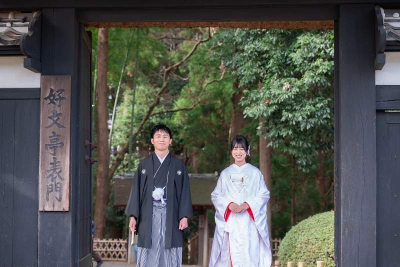 表門での1カット