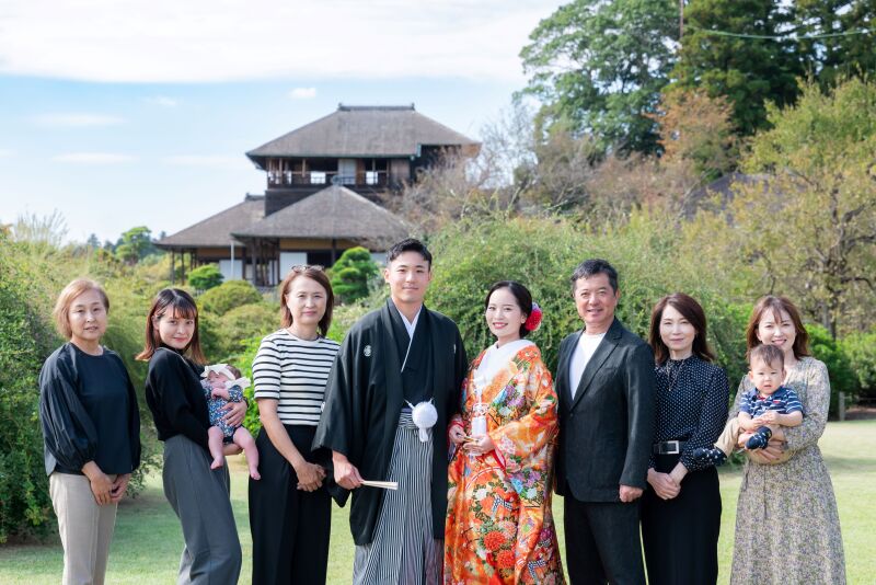 家族写真がプラン内で叶います♪