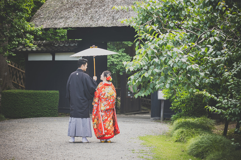 (6月)*偕楽園*和装ロケーション色打掛*快晴♪