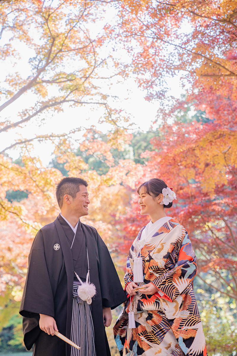 (11月)＊偕楽園もみじ谷＊和装ロケーション1着プラン＊快晴♪