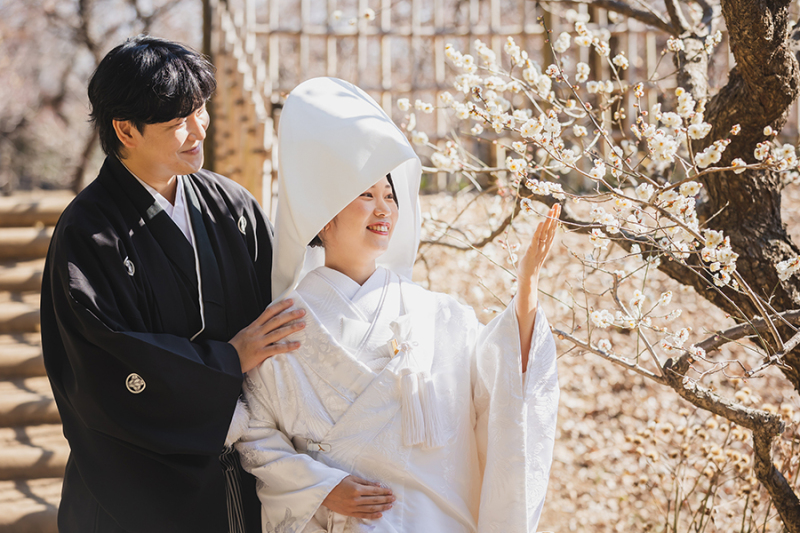 偕楽園表門にて