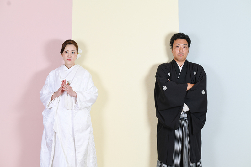 白無垢&times;スタジオで撮影♪