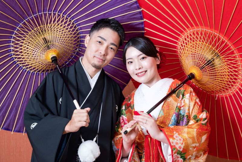 インパクト大の番傘！