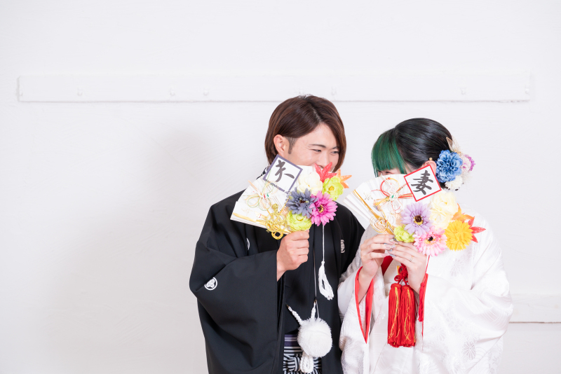 ご持参いただいた扇子プロップス♡