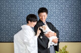 和装スタジオプラン＊白無垢＊ペットもご一緒に♪