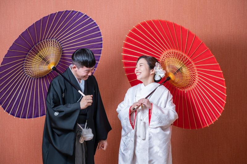 スタジオ背景：オレンジバック