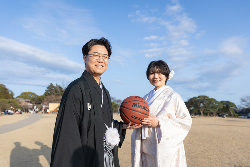 偕楽園にて
