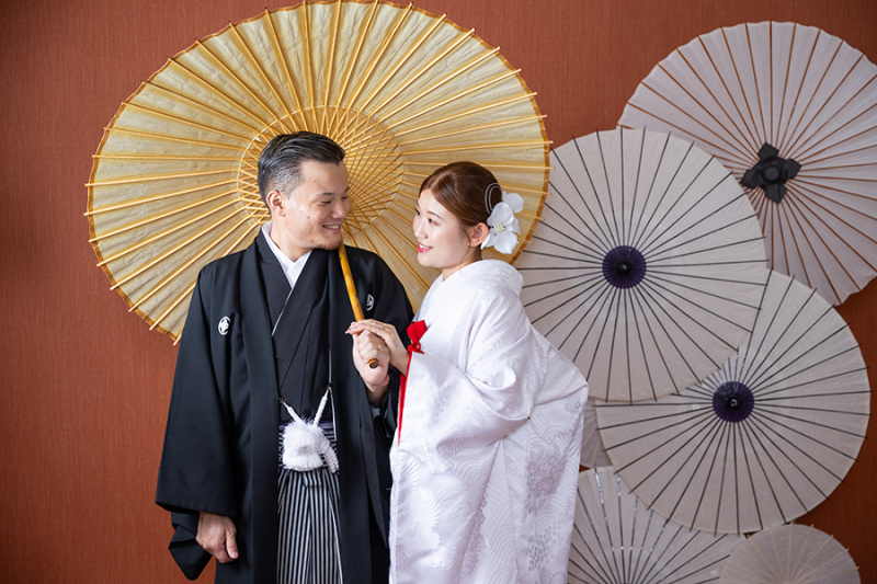(8月)和装スタジオプラン❀大切なご家族と一緒に❀＊白無垢＊