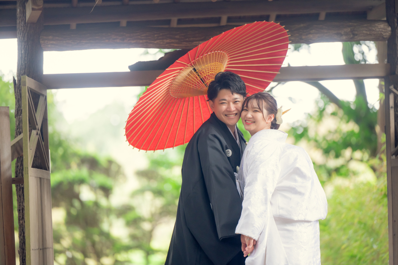 9月＊偕楽園でロケーション撮影＊くもり-2着プランでスタジオ撮影も♪