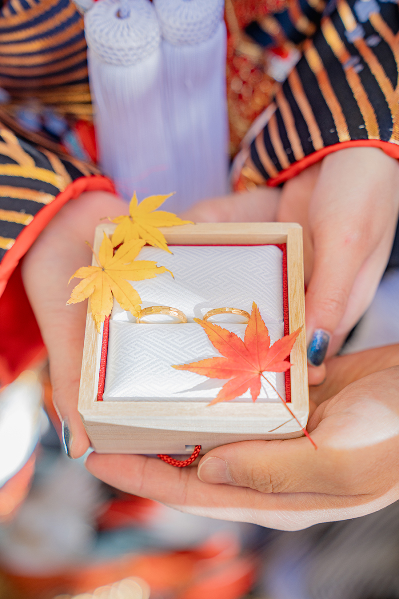 偕楽園もみじ谷にて