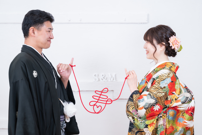 白漆喰背景にて♡