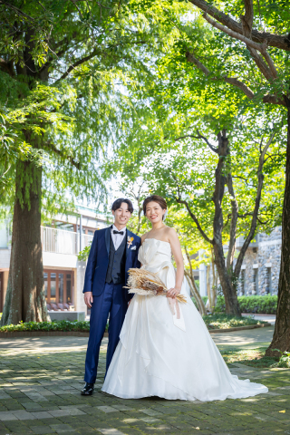 9月＊和装洋装＊偕楽園・チャペル・ガーデンロケーション撮影＊晴れ-色打掛/WD