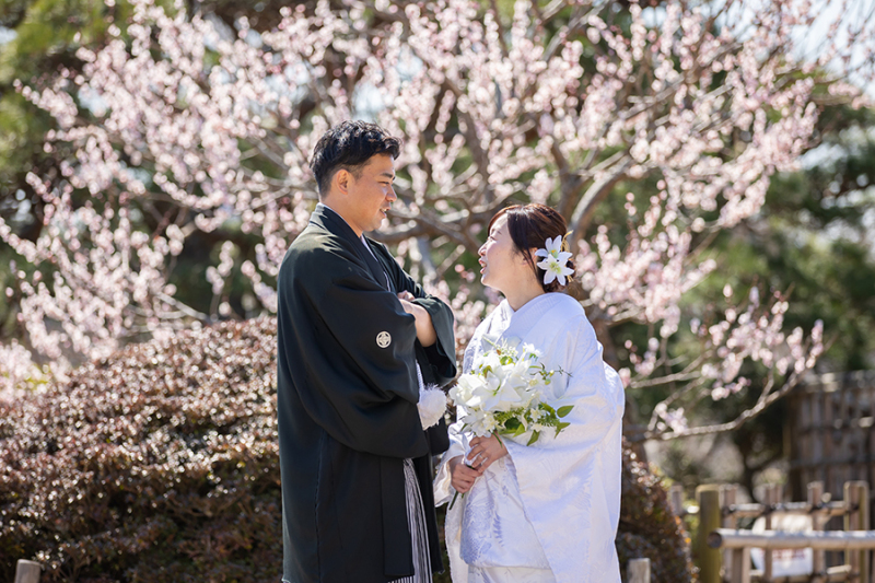 偕楽園梅林にて