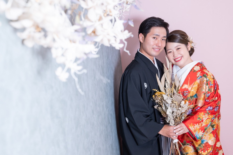 2着目はスタジオで色打掛!