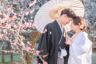 (2月)＊偕楽園＊梅香るロケーション撮影1着＊白無垢