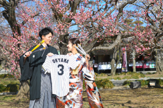 2月＊偕楽園/常磐神社＊和装ロケーション2着プラン＊晴れ☀