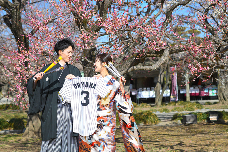2月＊偕楽園/常磐神社＊和装ロケーション2着プラン＊晴れ☀