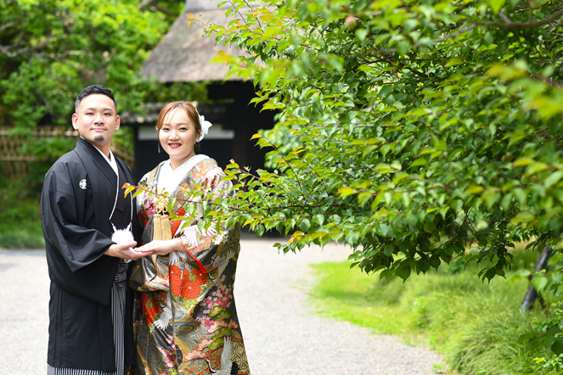 (5月)*偕楽園*和装ロケーション色打掛*快晴♪