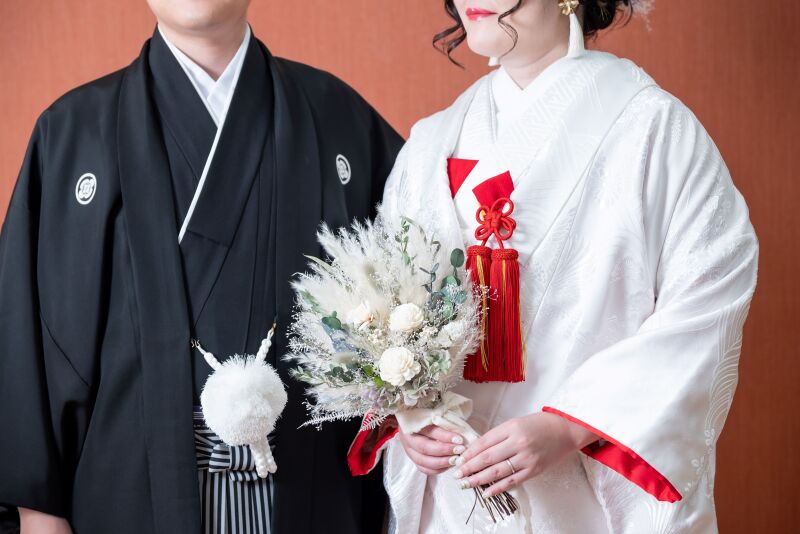 お持ち込みのブーケ