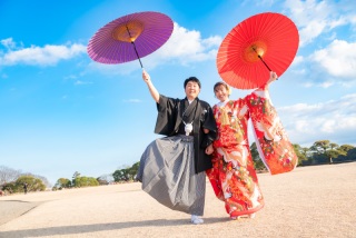 (2月)＊偕楽園＊和装ロケーション&スタジオ2着プラン＊快晴♪