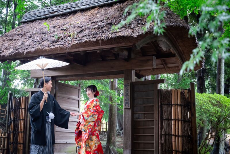 10月＊偕楽園でロケーション撮影＊雨/曇り2着プランでスタジオも♪