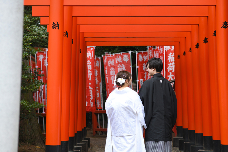 常磐神社にて