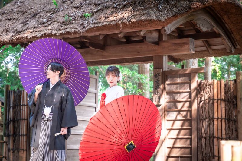 8月＊偕楽園でロケーション撮影＊晴れ!!2着プランでスタジオ撮影も♪